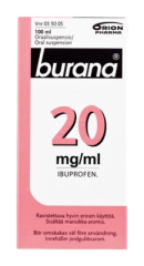 BURANA 20 mg/ml oraalisusp 100 ml
