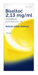 BISELTOC 2,13 mg/ml oraaliliuos 190 ml
