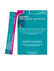 GALIEVE 500/213/325 mg oraalisusp, annospussi 12x10 ml