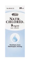 NATR. CHLORID. 9 mg/ml nenätipat, liuos 20 ml